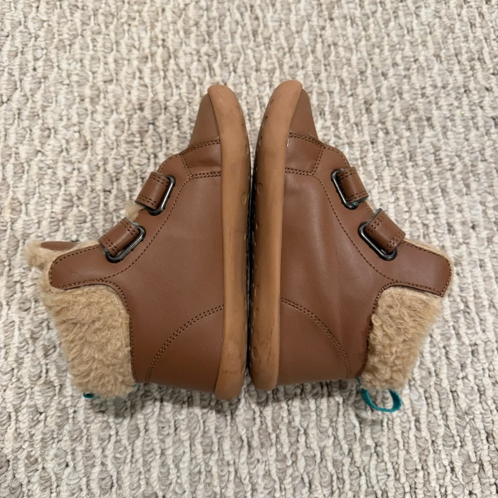 Ten Little Furry High Tops Sz 12